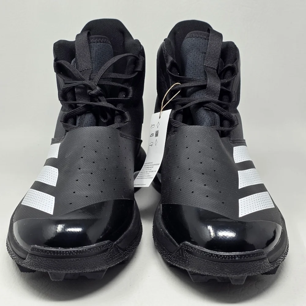 Adidas Men's SM Adizero Chaos To Turf Lineman Football Cleats Black Size 13.5